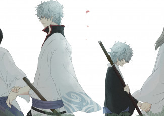 Картинка аниме gintama арт гинтама