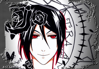 Картинка аниме kuroshitsuji тёмный дворецкий себастьян