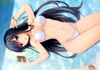 Картинка аниме unknown +другое coffee-kizoku арт девушка купальник