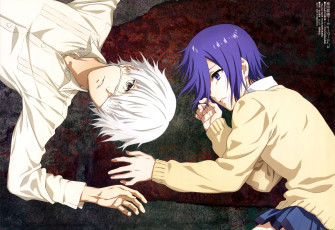 Картинка аниме tokyo+ghoul токийский гуль арт канеки тока