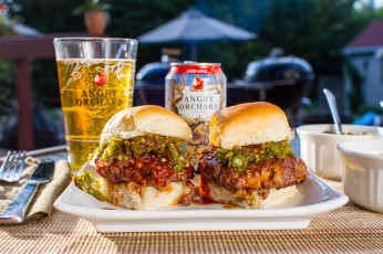 Картинка еда бутерброды +гамбургеры +канапе гамбургер