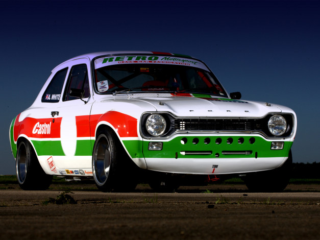Обои картинки фото автомобили, ford, motorsport, escort, classic