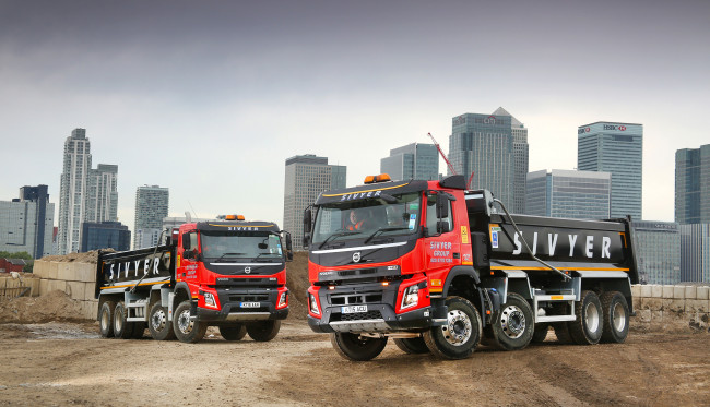 Обои картинки фото автомобили, volvo trucks, volvo, fmx, uk-spec