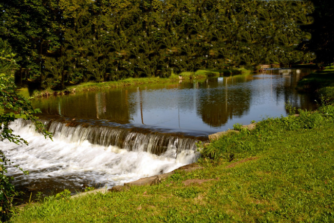 Обои картинки фото природа, водопады, река