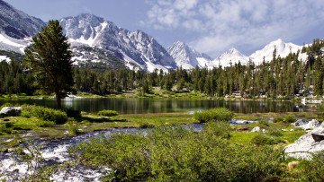 Картинка природа пейзажи озеро горы