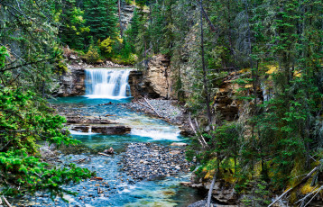 Картинка природа водопады простор