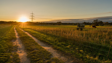 Картинка природа восходы закаты простор