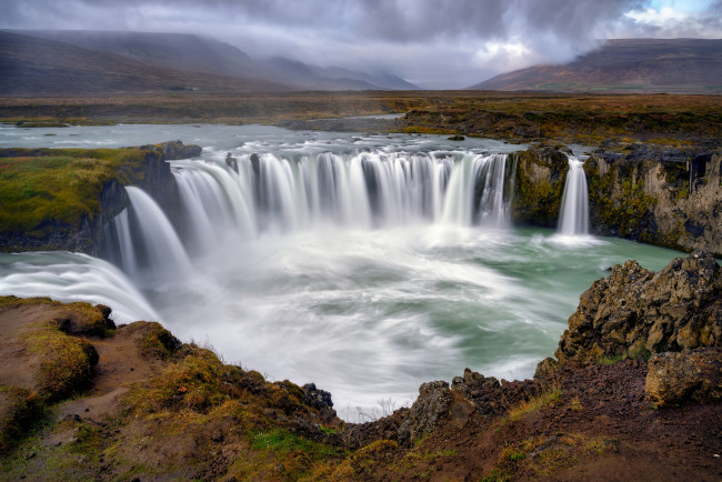 Обои картинки фото природа, водопады, простор