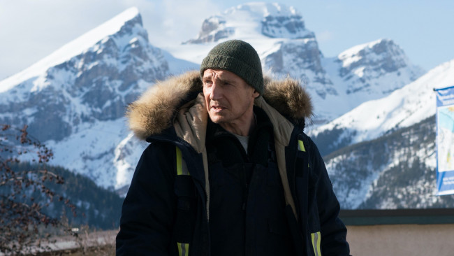 Обои картинки фото cold pursuit , 2019, кино фильмы, cold pursuit, кадры, из, фильма, nels, coxman, лиам, нисон, триллер, криминал, снегоуборщик