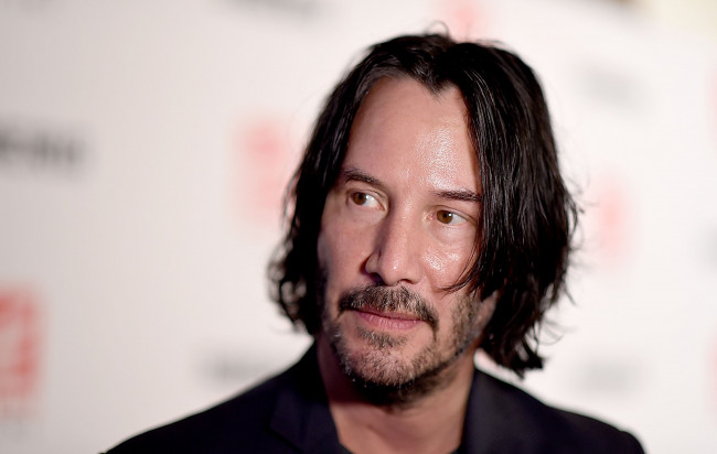 Обои картинки фото мужчины, keanu reeves, актер, лицо, щетина