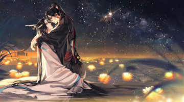 Картинка аниме mo+dao+zu+shi вэй усянь лань ванцзы озеро лотосы