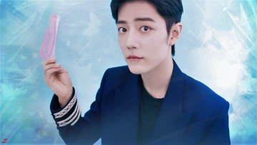 Картинка мужчины xiao+zhan актер пиджак пакетик