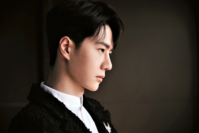 Обои картинки фото мужчины, wang yi bo, лицо, пиджак