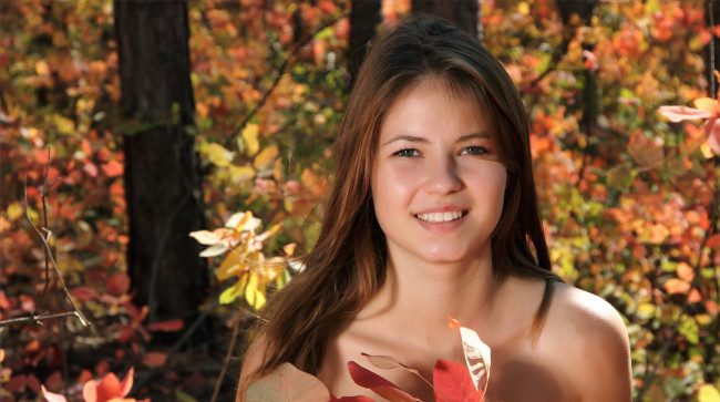 Обои картинки фото девушки, jenna kseniya, портрет, улыбка