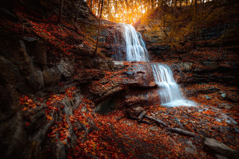 обоя природа, водопады, пейзаж