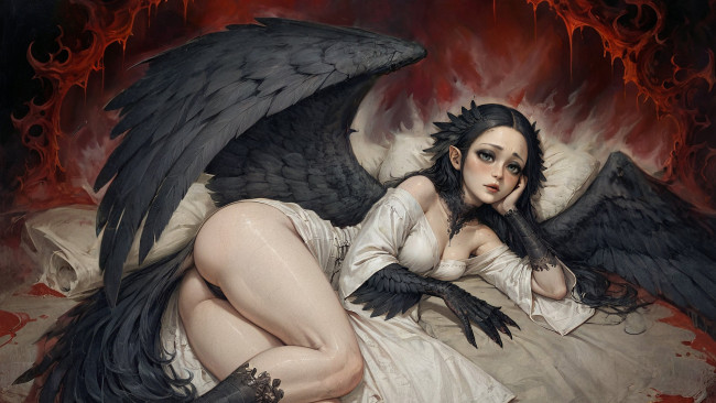 Обои картинки фото фэнтези, ангелы, нейросети, графика, нейроарт, ai, art, нейронные, сети, рисунки, нейро, искусство, нейрографика, graphics, neuroart, neural, networks, drawings, neuro, neurography