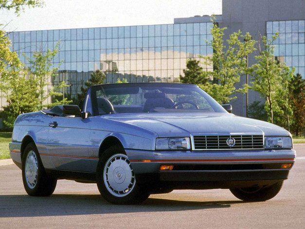 Обои картинки фото cadillac, allante, 1989, автомобили