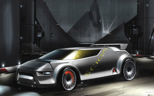 Обои картинки фото scion, exile, автомобили