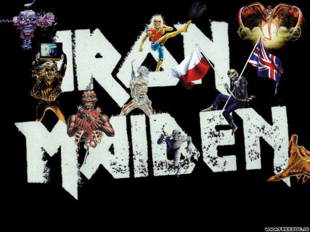 Обои картинки фото iron, maiden, музыка