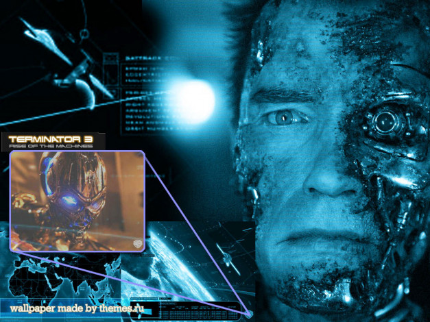 Обои картинки фото кино, фильмы, terminator, rise, of, the, machines