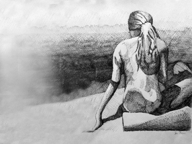 Обои картинки фото рисованные, люди