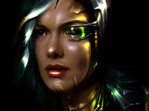 Картинка cybernetic фэнтези девушки