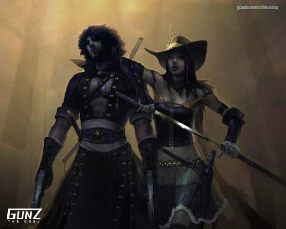 Обои картинки фото gunz, the, duel, видео, игры
