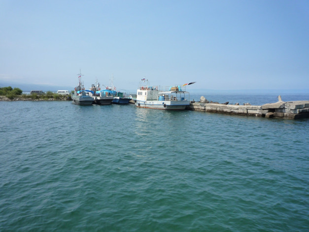 Обои картинки фото порт, байкальск, корабли, порты, причалы