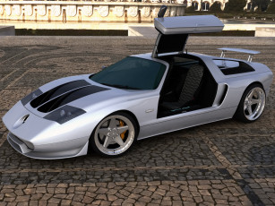 Картинка gwa mercedes benz ciento once автомобили 3д gullwing doors