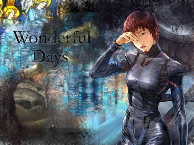 Обои картинки фото аниме, wonderful, days