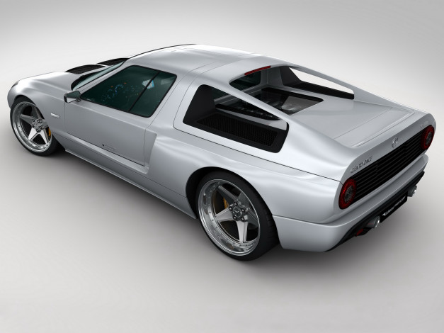 Обои картинки фото gwa, mercedes, benz, ciento, once, автомобили, 3д, gullwing, doors