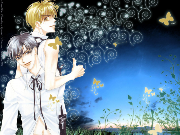 Обои картинки фото hanazakari, no, kimitachi, аниме, hanakimi