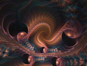 Картинка 3д графика fractal фракталы фон фрактал