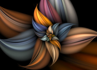 Картинка 3д графика fractal фракталы фон фрактал