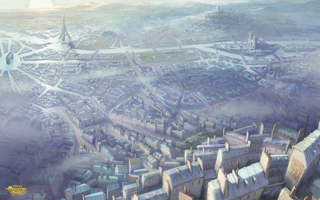 Обои картинки фото мультфильмы, un, monstre, paris, монстр, в, париже