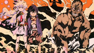 Картинка злые симон ниа аниме tengen toppa gurren lagann simon nia teppelin монстр злость lord genome