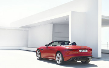 Картинка автомобили jaguar f-type roadster 2014г
