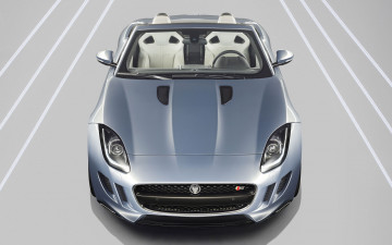 обоя автомобили, jaguar, f-type, roadster, 2014г