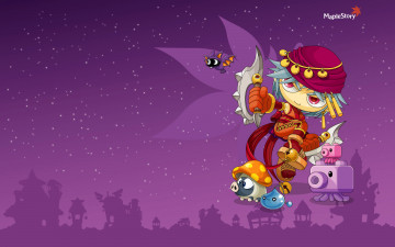 Картинка maple story видео игры аниме ролевая корея