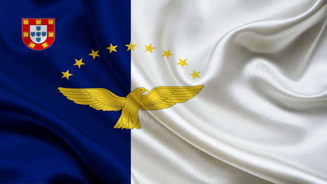 Обои картинки фото азорские, острова, разное, флаги, гербы, флаг, азорских, островов