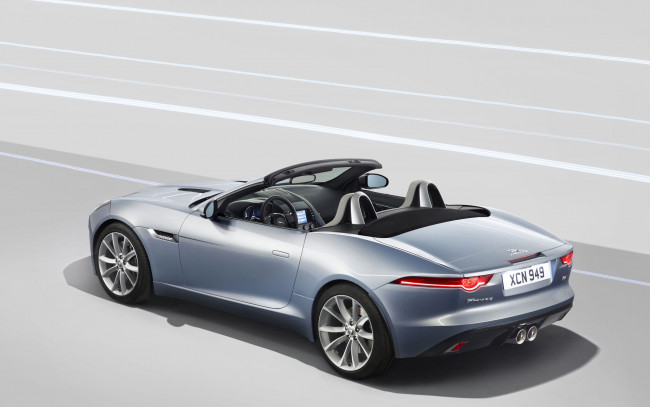 Обои картинки фото автомобили, jaguar, f-type, roadster, 2014г
