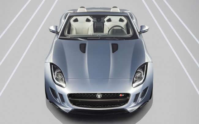 Обои картинки фото автомобили, jaguar, f-type, roadster, 2014г