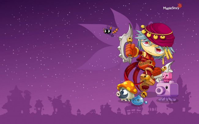 Обои картинки фото maple, story, видео, игры, аниме, ролевая, корея