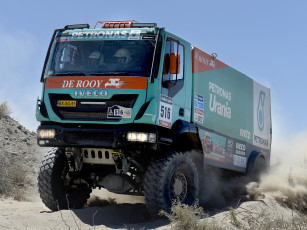 обоя спорт, авторалли, зеленый, 4-4, iveco, evolution, powerstar, гонка, дакар, песок