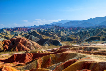 Картинка zhangye+national+geopark+of+danxia природа горы парк китай