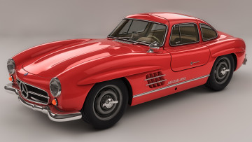Картинка автомобили 3д mercedes-benz 300 sl