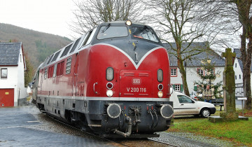 Картинка техника поезда железная дорога рельсы локомотив вагоны пассажирский состав