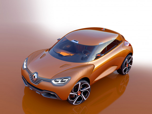Обои картинки фото автомобили, renault, рено, concept, captur