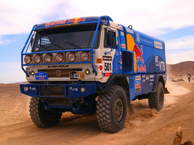 Обои картинки фото спорт, авторалли, kamaz