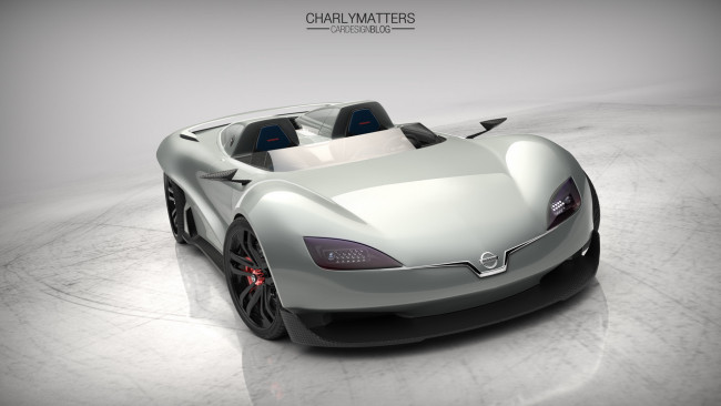 Обои картинки фото автомобили, nissan, datsun, car, concept, convertible, kaze